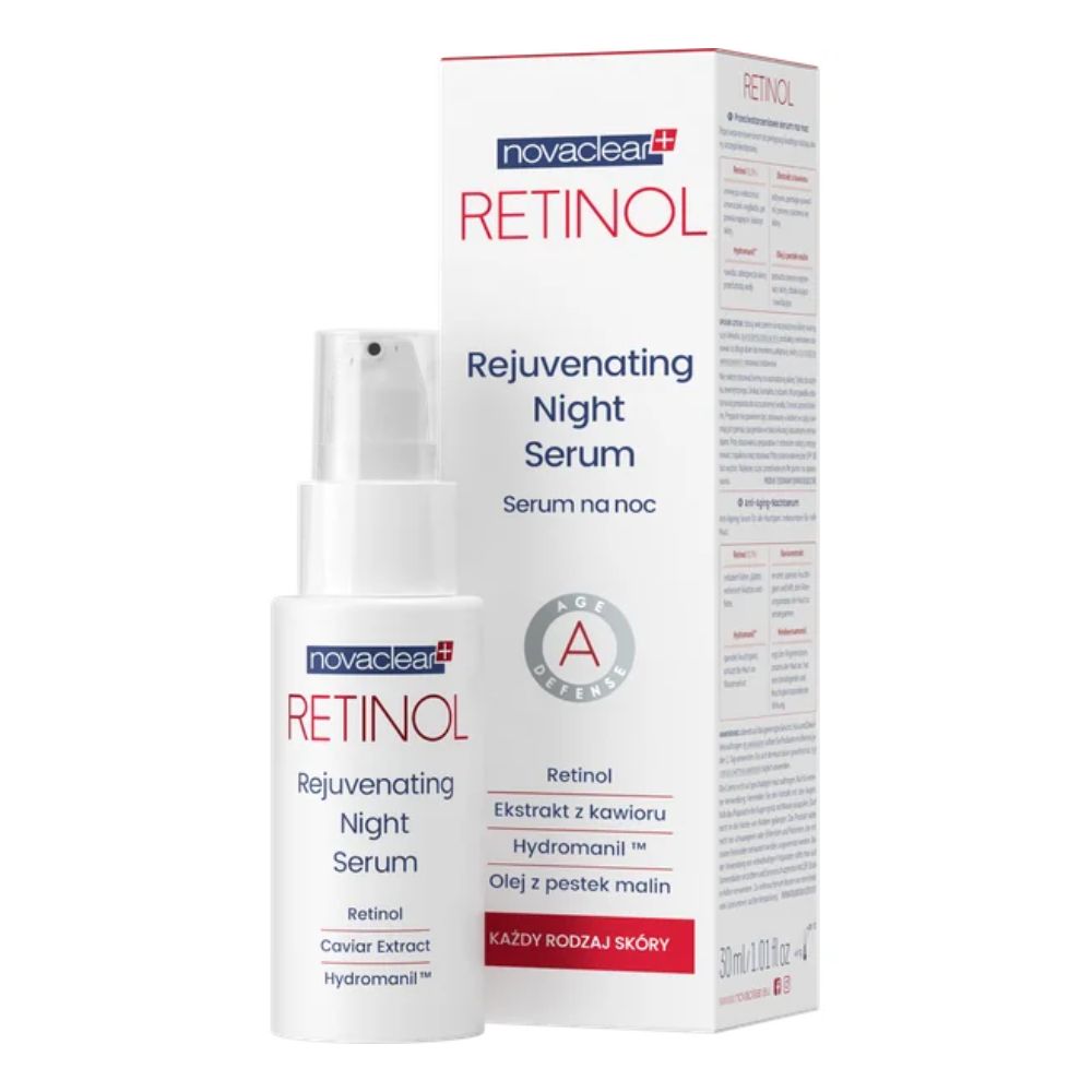 Novaclear Retinol przeciwzmarszczkowe serum na noc 30 ml