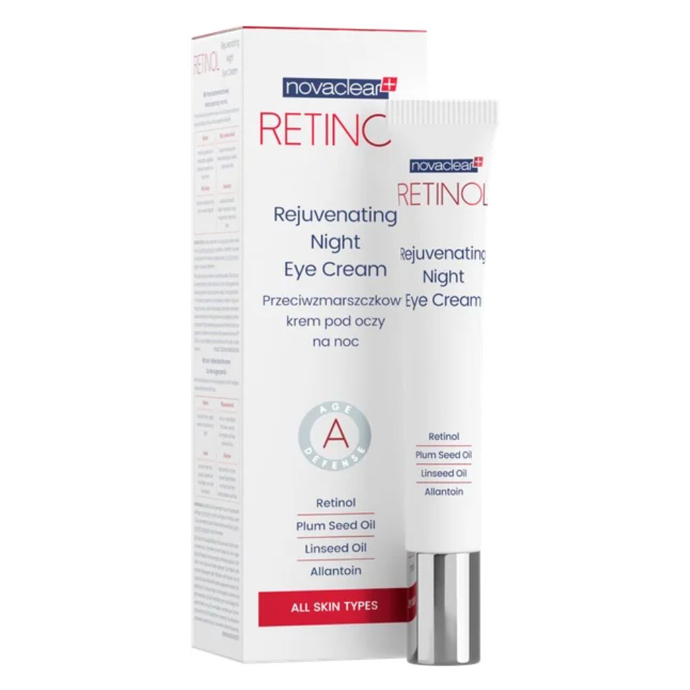 Novaclear Retinol przeciwzmarszkowy krem pod oczy na noc 15 ml