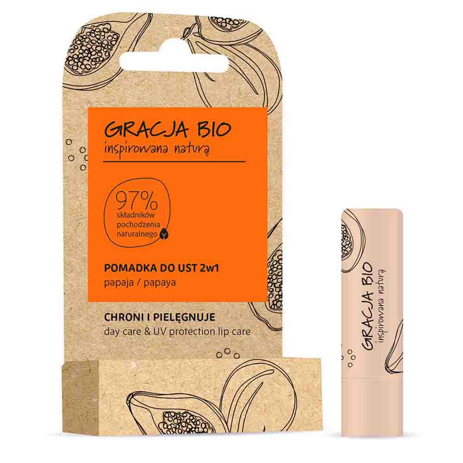 GRACJA BIO GRAJCA POMADKA OCHRONNA PAPAJA 5G