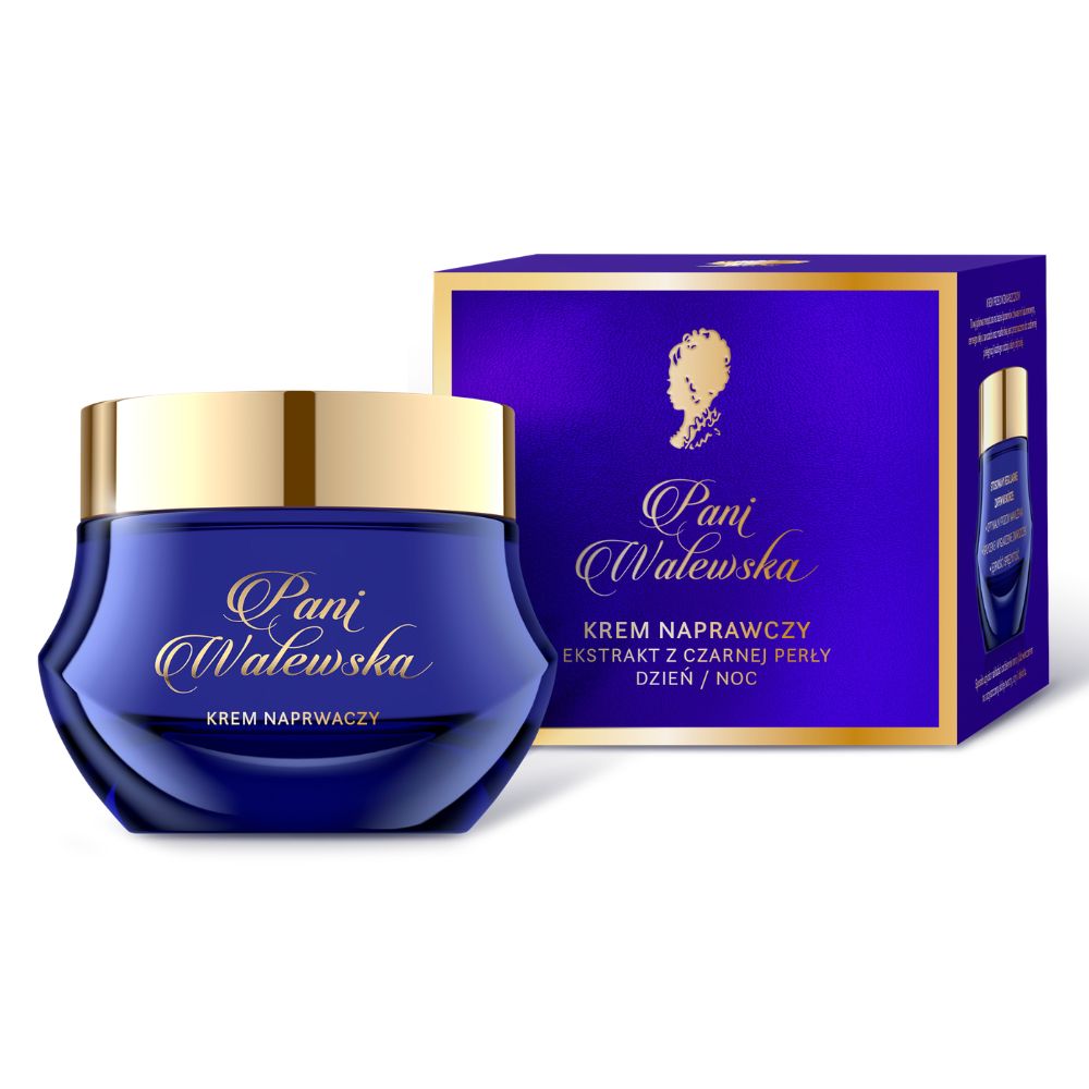 Pani Walewska Czarna Perła krem naprawczy do twarzy 50 ml