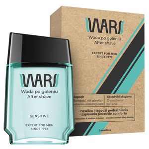 WARS EXPERT FOR MEN Woda po goleniu 90ml SENSITIVE / comfort