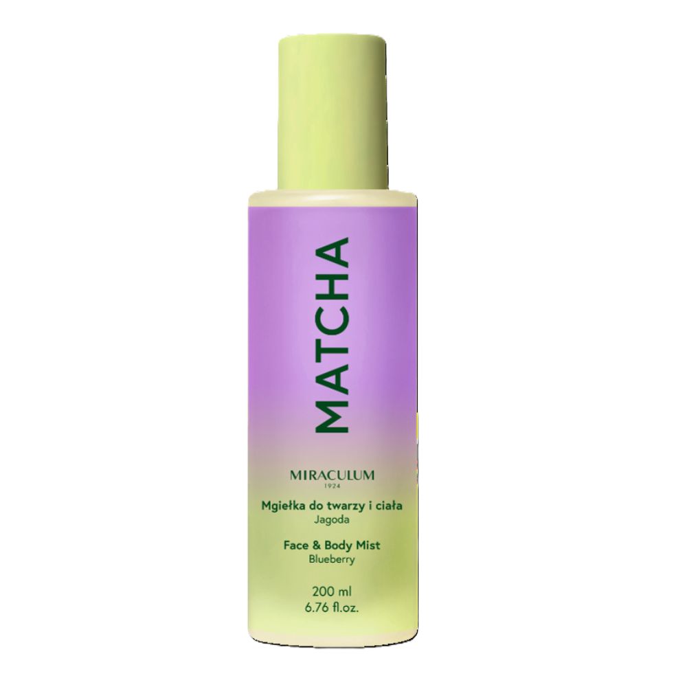 Miraculum Matcha mgiełka do twarzy i ciała jagoda 200 ml