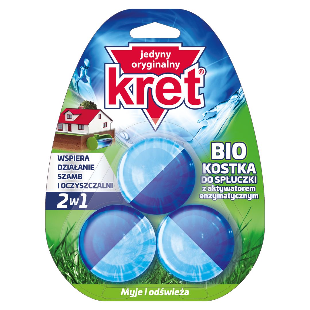 KRET Bio kostka do spłuczki 3 x 50 g