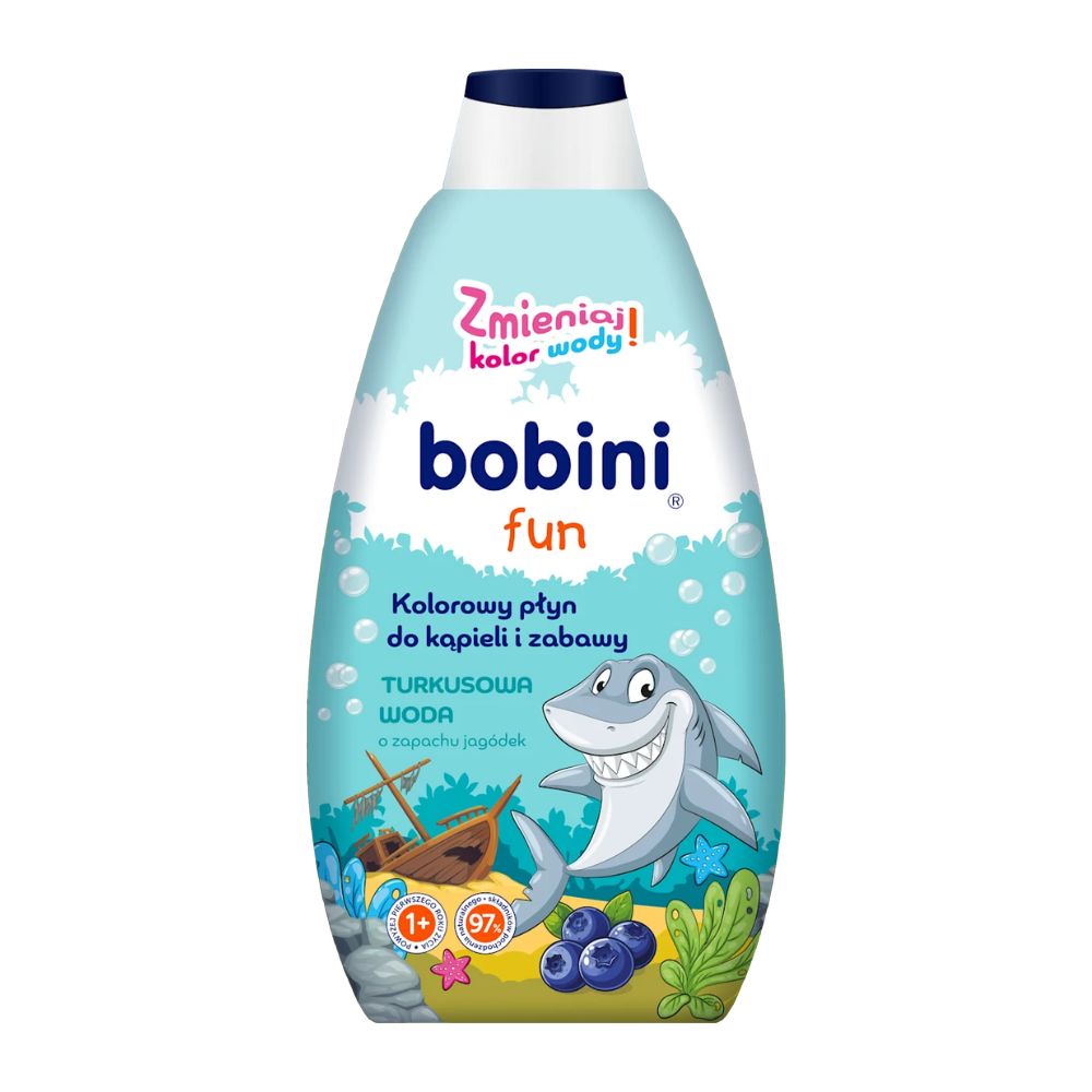 Bobini Fun Turkus Woda płyn do kąpieli 500 ml