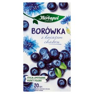 Herbapol Kwiaty Polskie Herbatka owocowo-ziołowa borówka z kwiatem chabru 46 g (20 x 2,3 g)