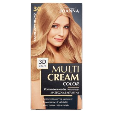 Joanna Multi Cream Color Farba do włosów karmelowy blond 30