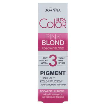 Joanna Ultra Color Pigment tonujący kolor włosów różowy blond 100 g
