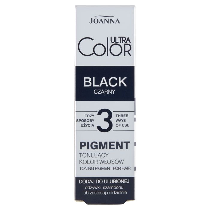 Joanna Ultra Color Pigment tonujący kolor włosów czarny 100 g main product photo