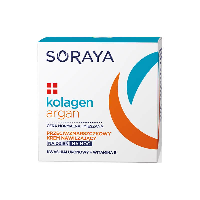 SORAYA KOLAGEN+ARGAN nawilżający krem przewizmarszczowy 50ml