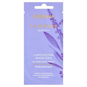 Soraya Lavender Essence Lawendowa maseczka wygładzająca na twarz szyję i dekolt 8 ml