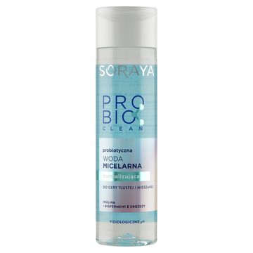 Soraya Probio Clean Probiotyczna woda micelarna normalizująca do cery tłustej i mieszanej 250 ml