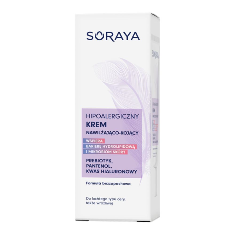 Soraya hipoalergiczny krem nawilżająco-kojący do twarzy 50 ml