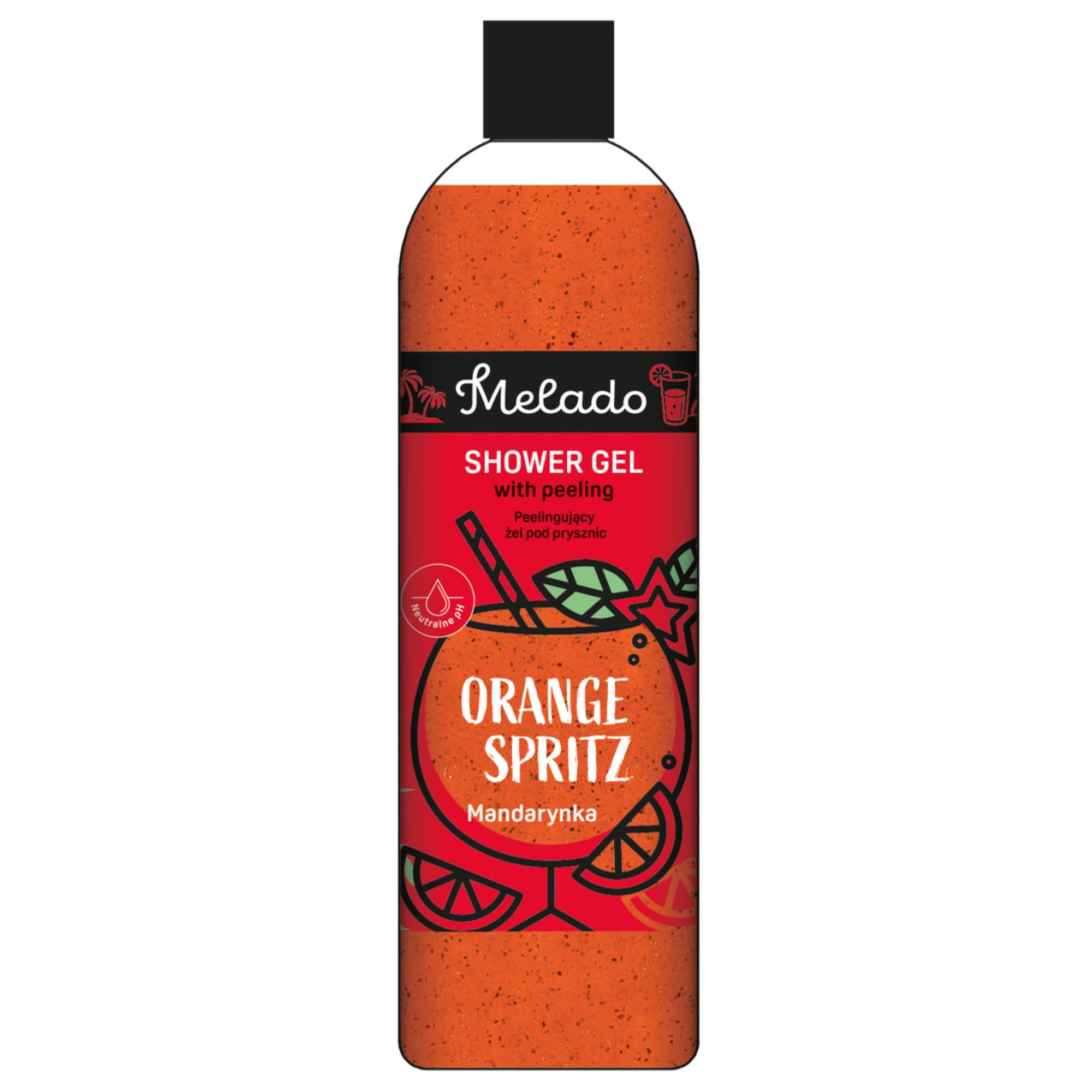 MELADO Orange Spritz peelingujący żel pod prysznic 500 ml