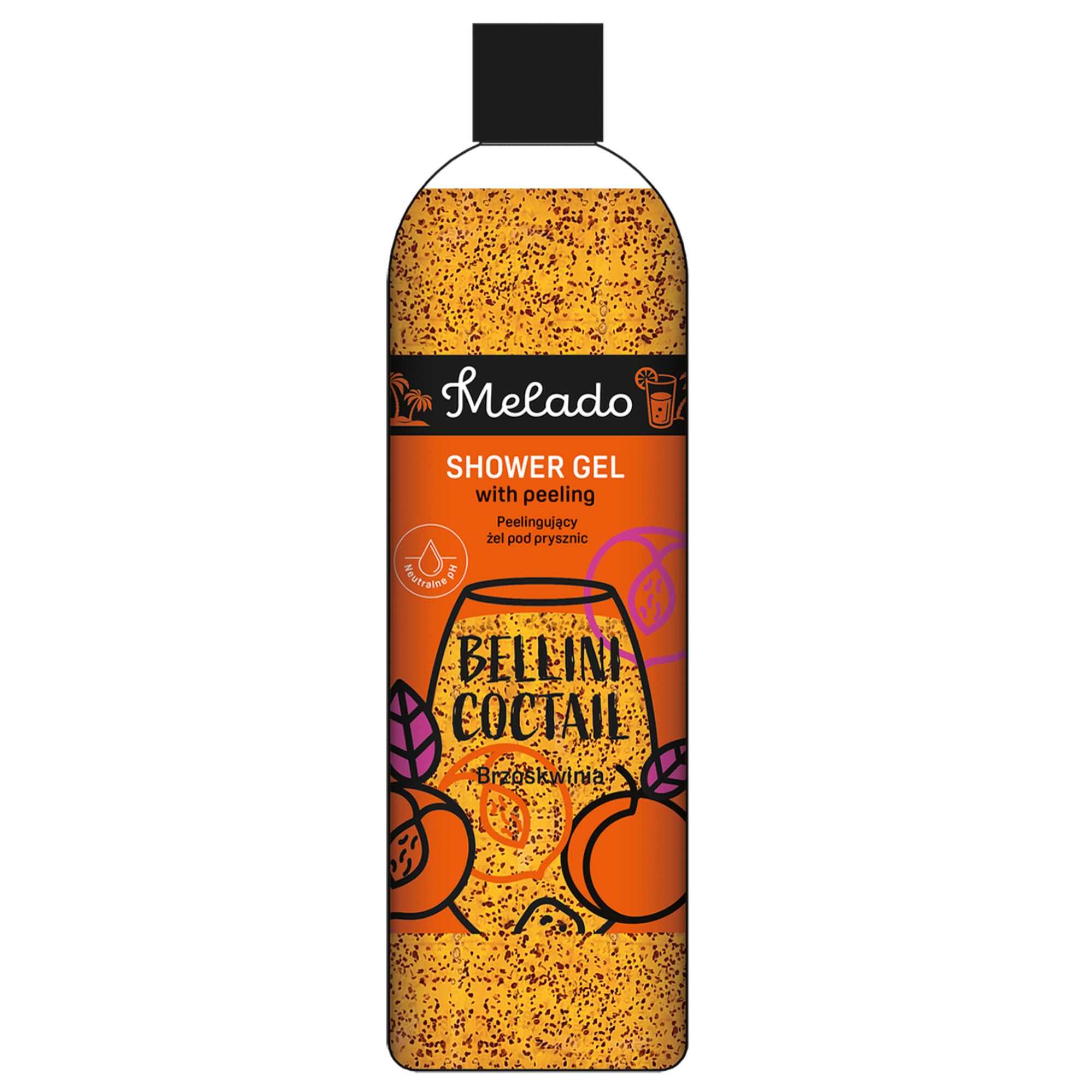MELADO Bellini Coctail peelingujący żel pod prysznic 500 ml