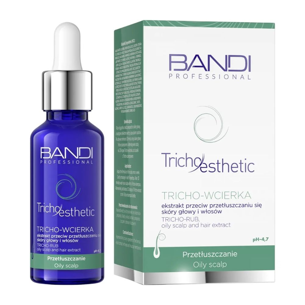Bandi Tricho-esthetic Tricho-wcierka ekstrakt przeciw przetłuszczaniu się skóry głowy i włosów 30 ml
