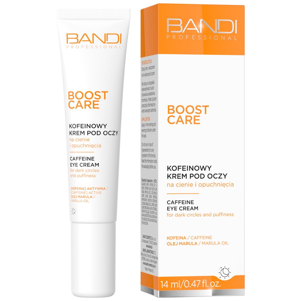 Bandi Boost Care Kofeinowy krem pod oczy na cienie i opuchnięcia 14ml