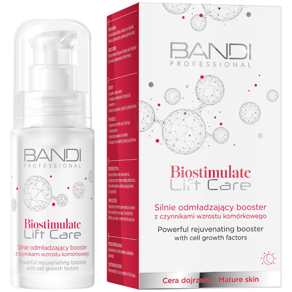 Bandi Biostimulate Lift Care Silnie odmładzający booster z czynnikami wzrostu komórkowego 30 ml