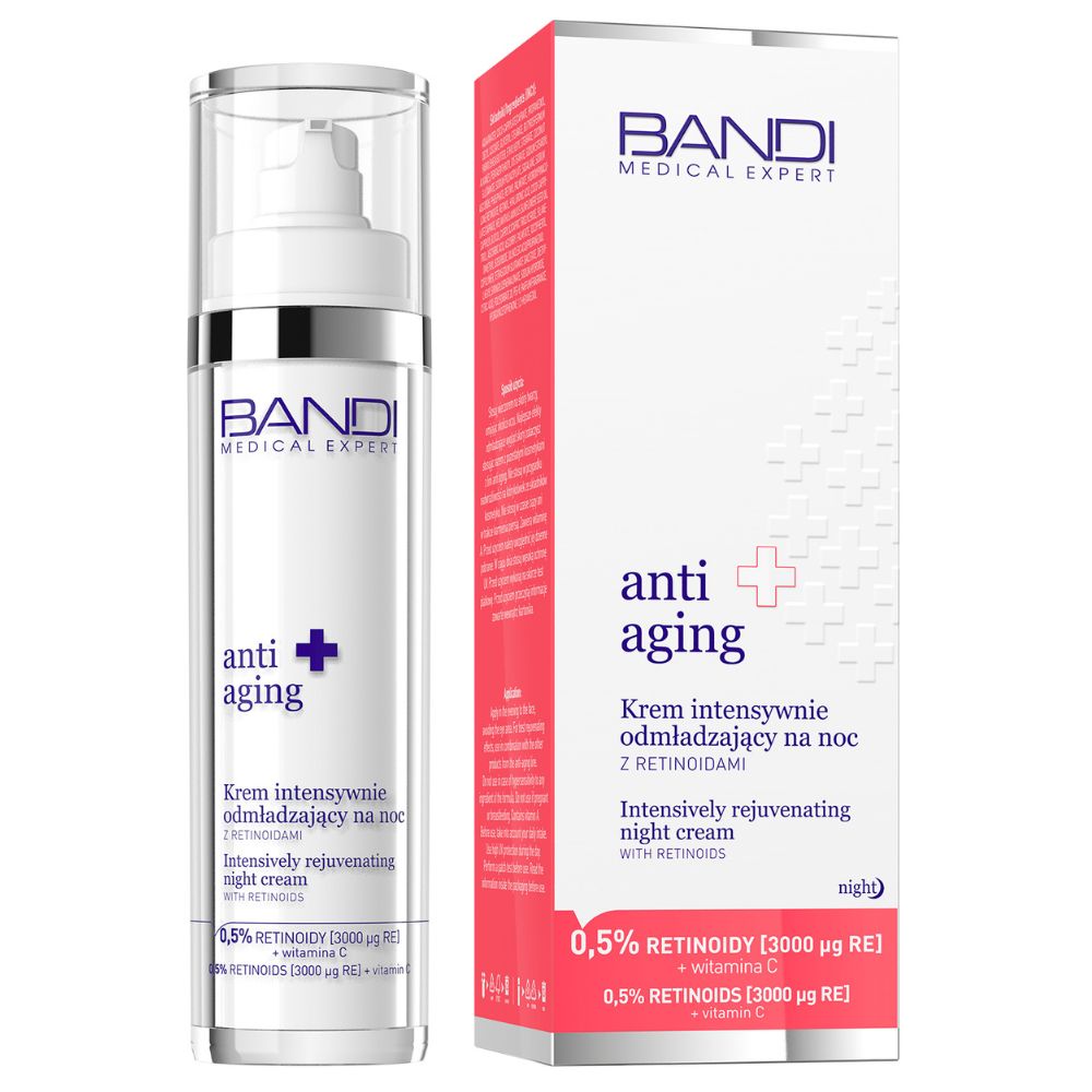 Bandi Medical Expert anti aging Krem intensywnie odmładzający na noc z retinoidami 50 ml