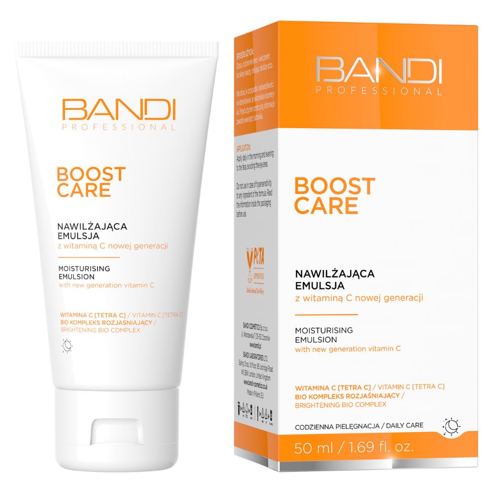 Bandi Boost Care Nawilżająca emulsja z witaminą C nowej generacji 50ml