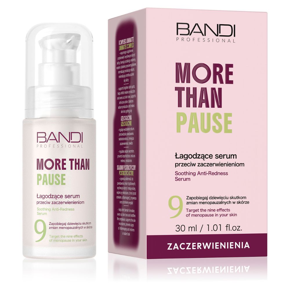 Bandi More Than Pause Łagodzące serum przeciw zaczerwienieniom 30 ml