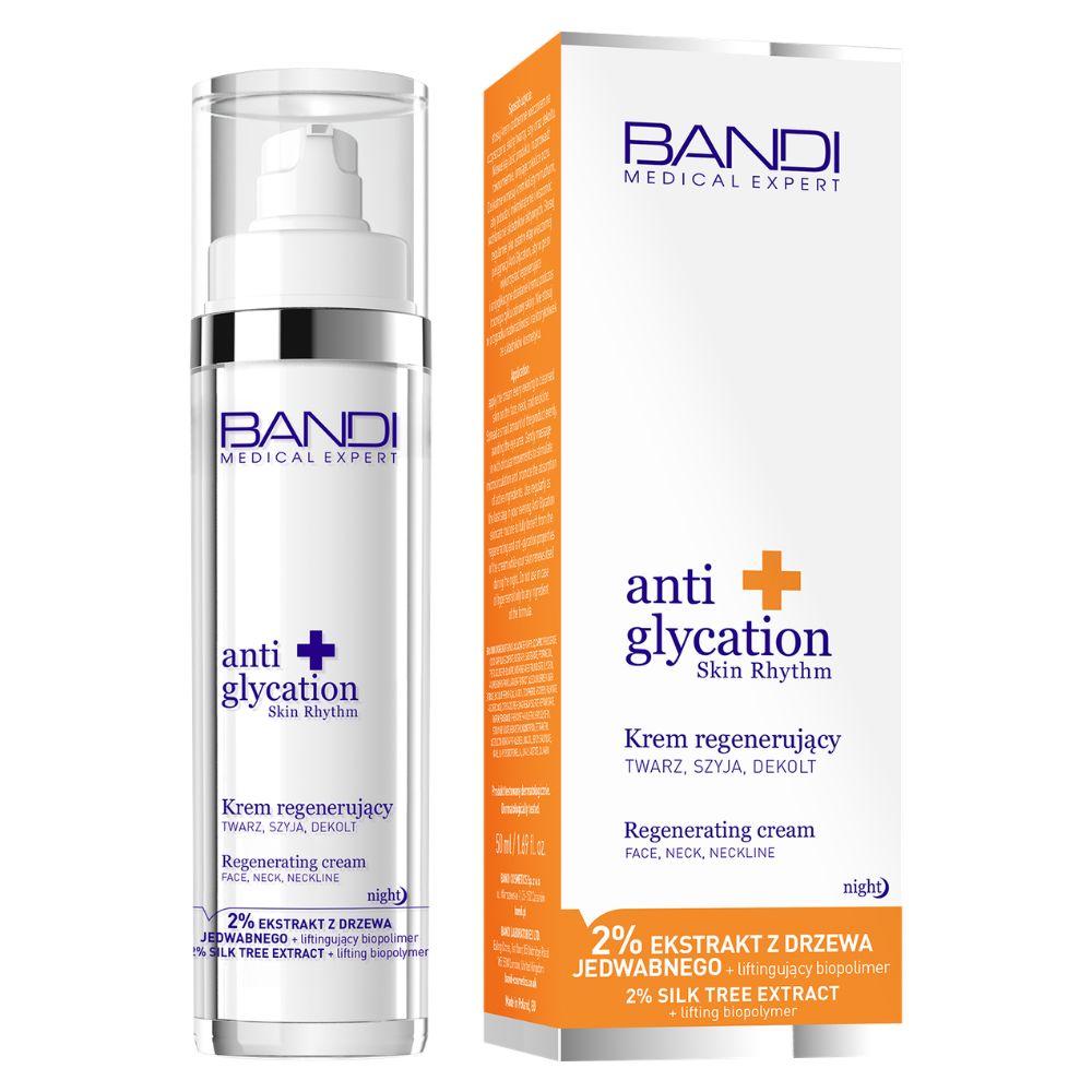 Bandi Medical Expert anti glycation skin rhythm Regenerujący krem twarz, szyja, dekolt 50 ml