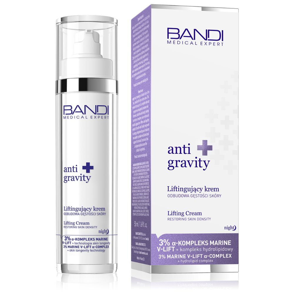 Bandi Medical Expert anti gravity Liftingujący krem odbudowa gęstości skóry (noc) 50 ml
