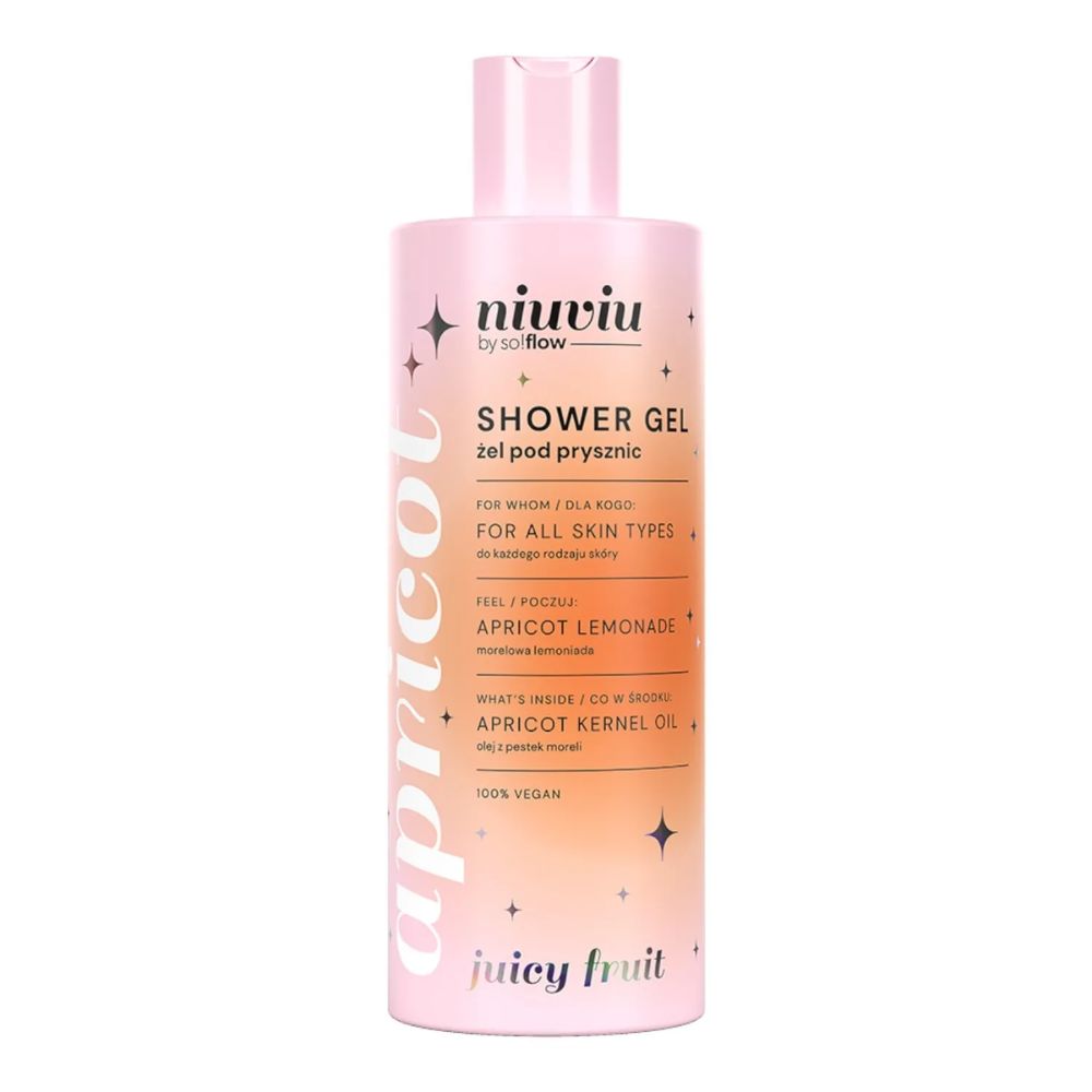 Niuviu Juicy Fruit żel pod prysznic morelowa lemoniada 300 ml