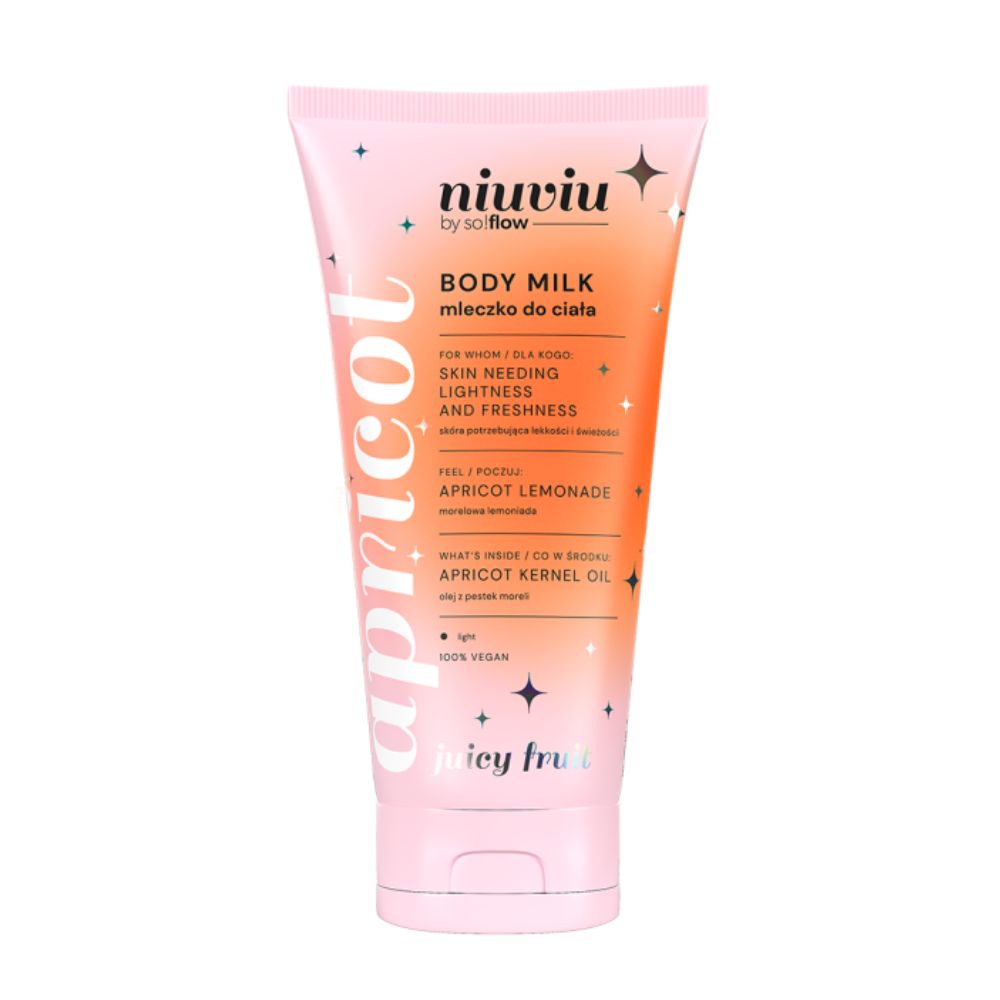 Niuviu Juicy Fruit mleczko do ciała morela 200 ml