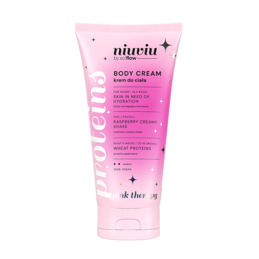 Niuviu Pink Therapy krem do ciała malinowy 200 ml