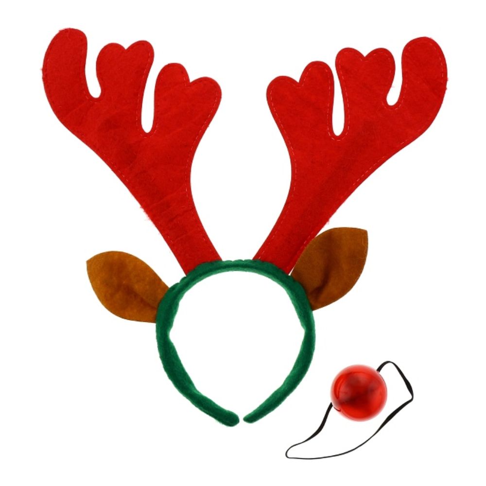 Godan opaska Renifer z nosem 1 sztuka