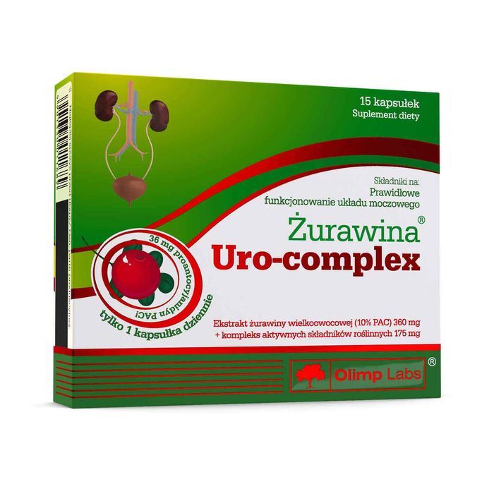 OLIMP ŻURAWINA URO COMPLEX 15 SZT main product photo