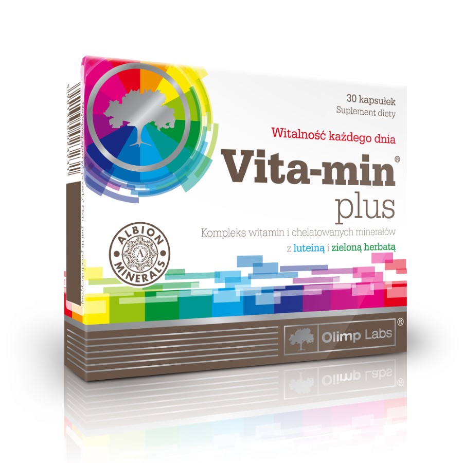 OLIMP VITA-MIN PLUS (ZIEL.HERB+LUTEINA) 30 KAP