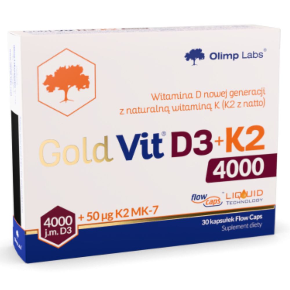 Olimp Gold-Vit D3+K2 4000 30 kapsułek