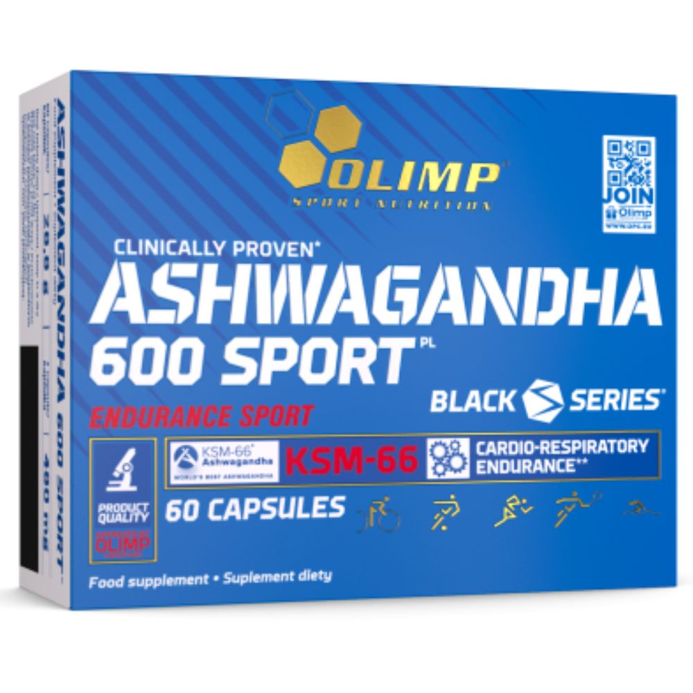Olimp Ashwagandha 600 mg Sport 60 kapsułek