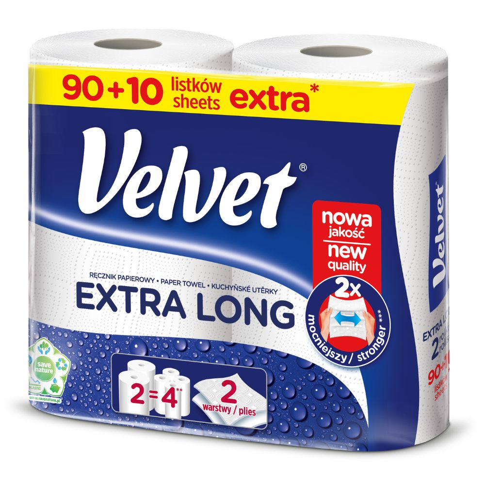 Velvet Extra Long Ręcznik papierowy 2 rolki