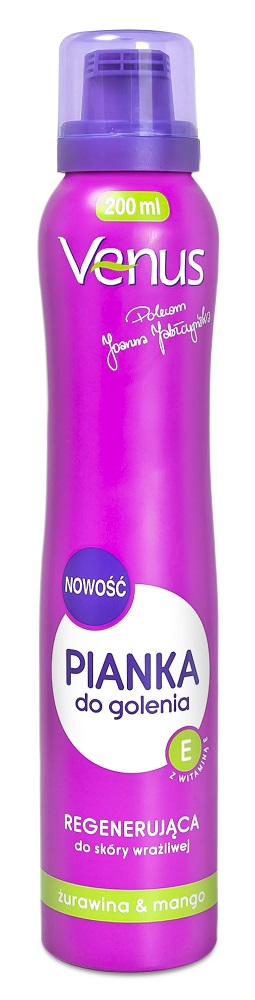 VENUS pianka regenerująca do golenia - żurawnia 200ML