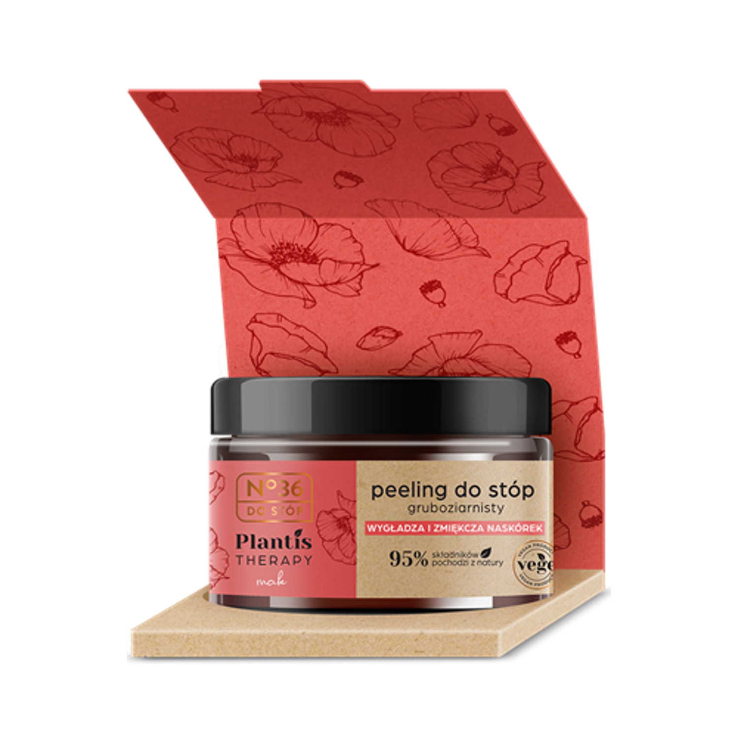 NO36 PLANTS THERAPY peeling gruboziarnisty do stóp 100ml