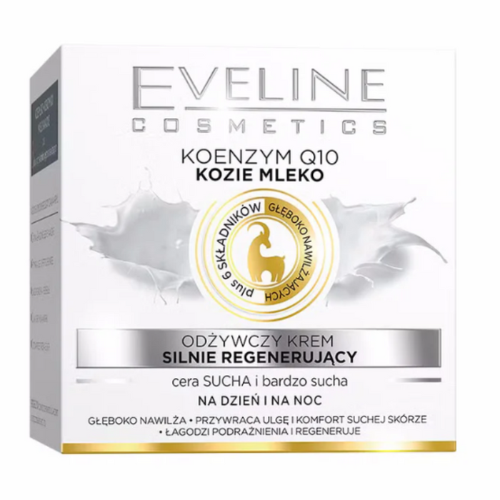 Eveline odżywczy krem regenerujący na dzień i na noc Kozie Mleko 50 ml main product photo