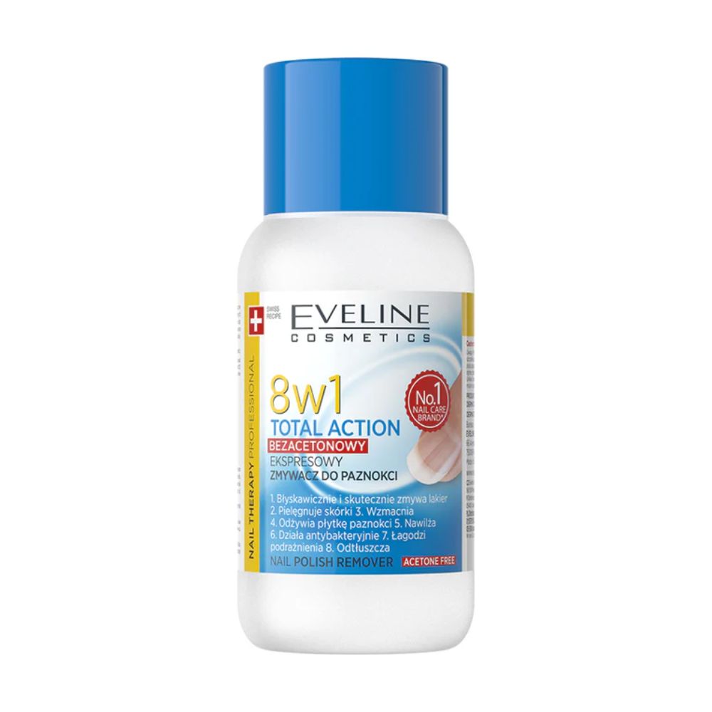 Eveline Cosmetics Nail Therapy Zmywacz do paznokci 8w1 150 ml