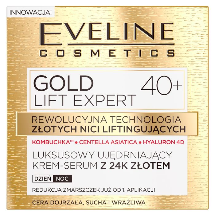 Gold Lift Expert Luksusowy ujędrniający krem-serum z 24K złotem 40+ dz/n main product photo