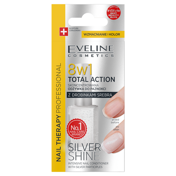 EVELINE ODŻYWKA DO PAZ.8W1 SILVER12 ML main product photo