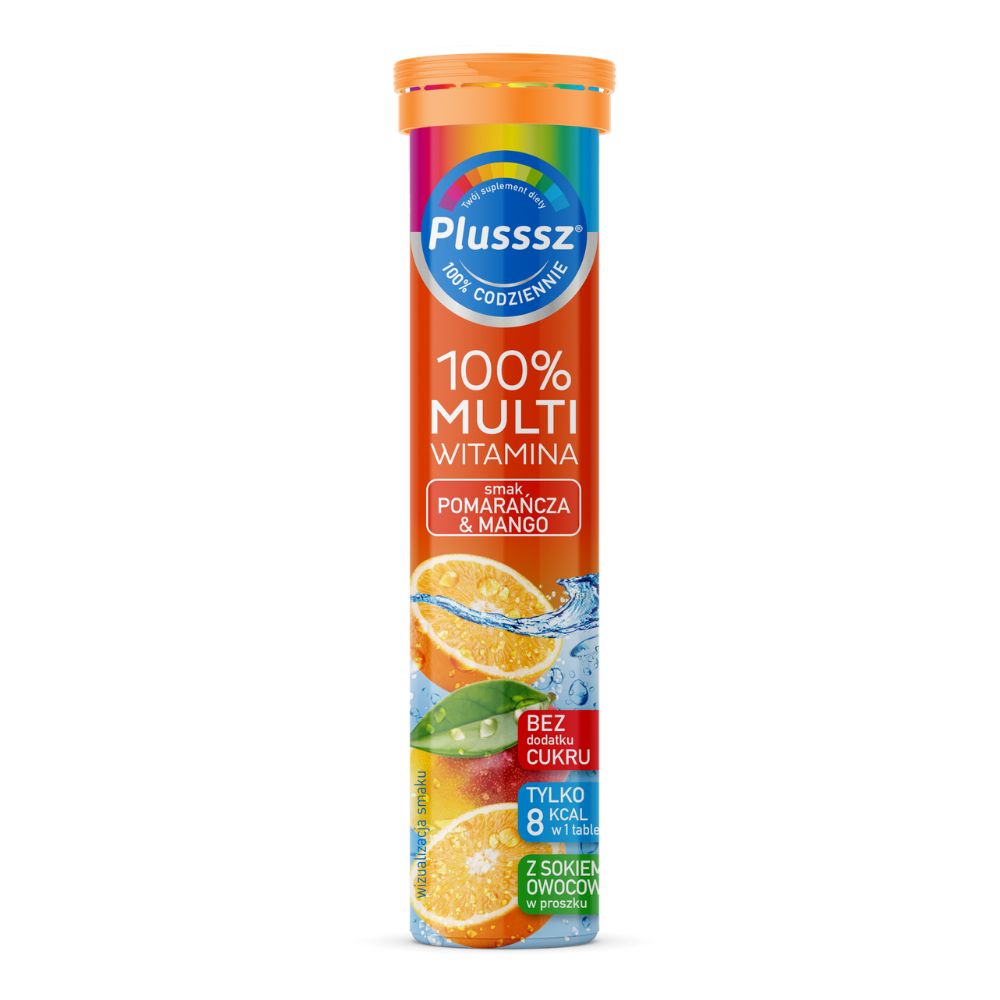 Plusssz 100% Multiwitamina Pomarańcza & Mango 80g