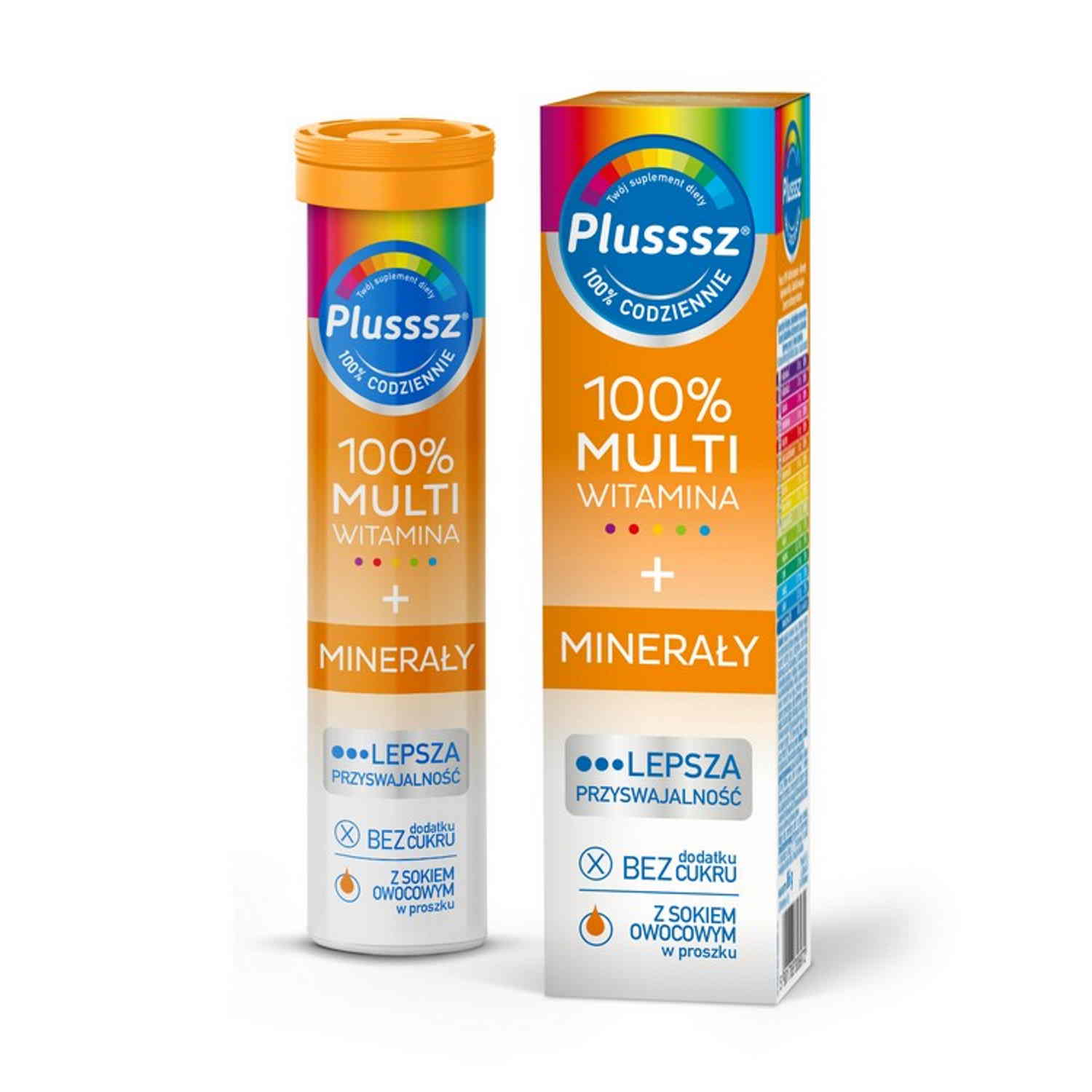 Plusssz 100% Multiwitamina + Minerały 20 tabletek