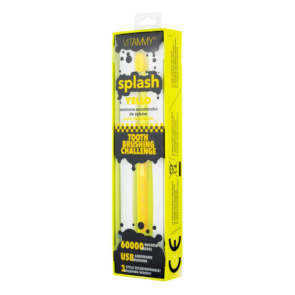 Vitammy Splash yello szczoteczka soniczna do zębów 1 szt