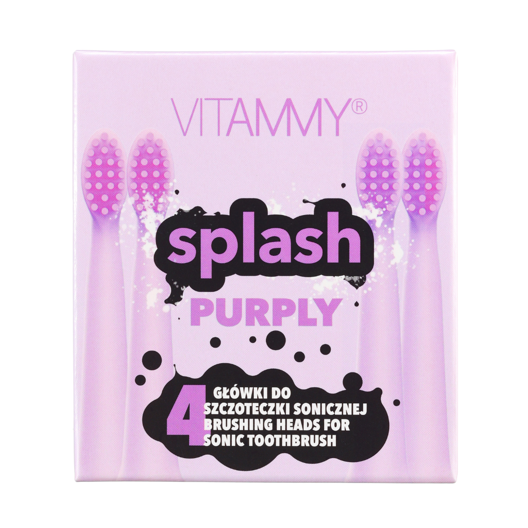 Vitammy SPLASH PURPLY końcówki do szczoteczki sonicznej