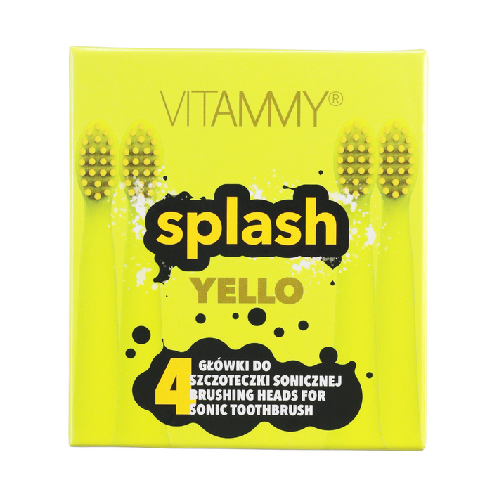 Vitammy SPLASH YELLO końcówki do szczoteczki sonicznej main product photo