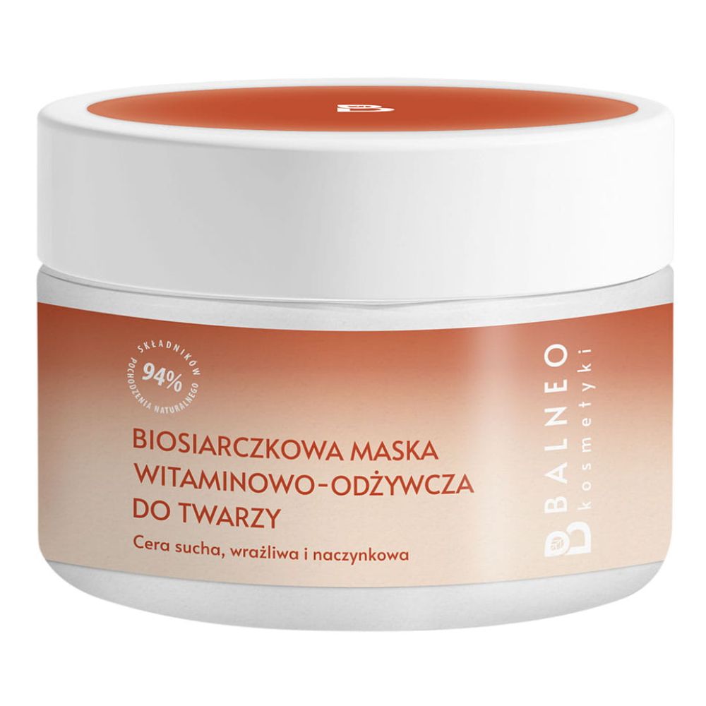 Balneokosmetyki biosiarczkowa maska witaminowo-odżywcza do twarzy, szyi i dekoltu 150 ml