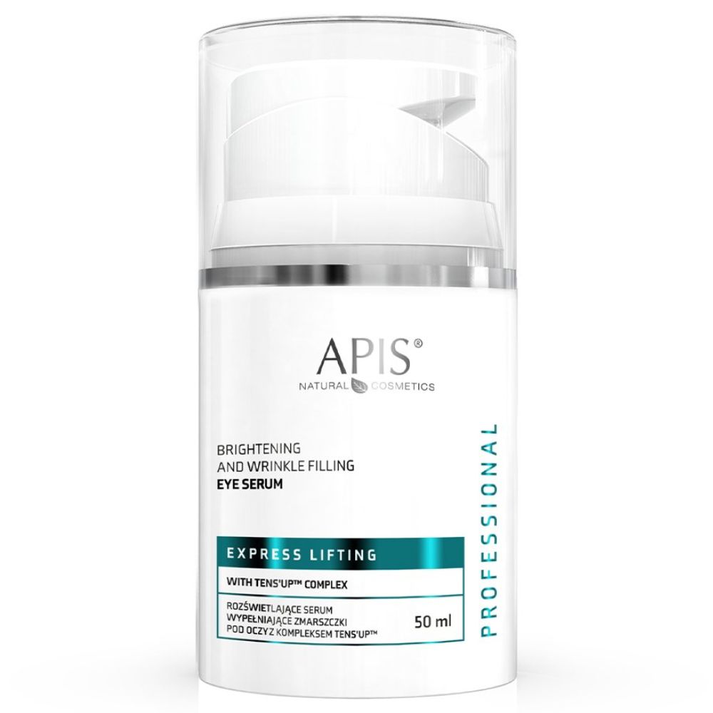 Apis Express Lifting Rozświetlające serum wypełniające zmarszczki pod oczy z kompleksem TENS’UP TM 50 ml