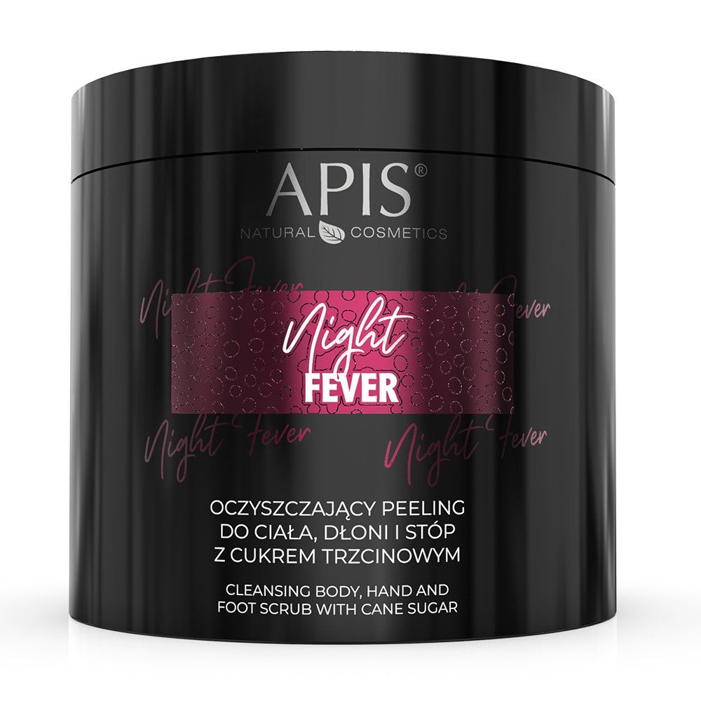 Apis Night Fever Oczyszczający peeling do ciała dłoni i stóp 650 ml