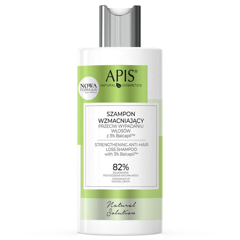 Apis szampon wzmacniający przeciw wypadaniu włosów Natural Solution z 3% Baicapil 300 ml